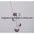 Sw Elements Cristal Luz Amethyst Cor Acessórios Jóias Pingente Colar